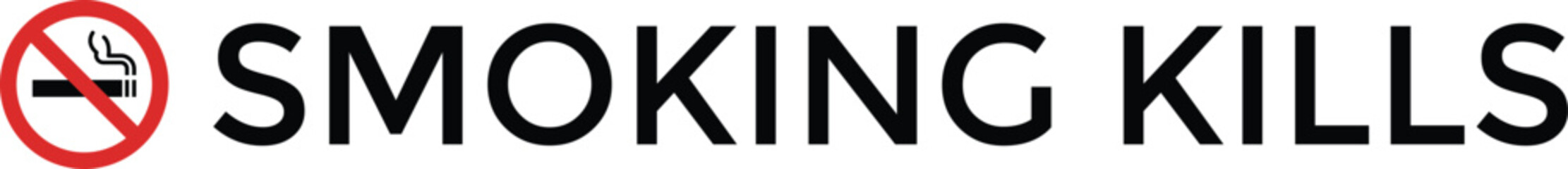 Smoking Area And No Smoking Signs