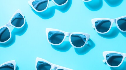 Chic Sunlit Summer White Paint Pattern
