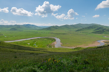 Manzetang Qianwan Wetland, Aba County, Aba Prefecture, Sichuan Province, China