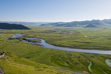 Manzetang Qianwan Wetland, Aba County, Aba Prefecture, Sichuan Province, China