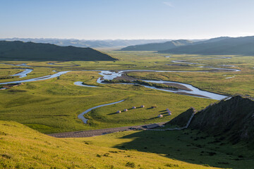 Manzetang Qianwan Wetland, Aba County, Aba Prefecture, Sichuan Province, China
