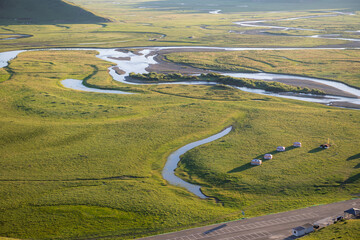 Manzetang Qianwan Wetland, Aba County, Aba Prefecture, Sichuan Province, China