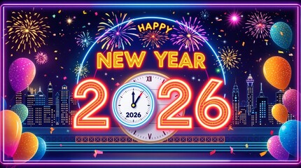 Happy New Year 2026 Celebration