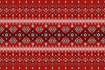 red and white lace pattern