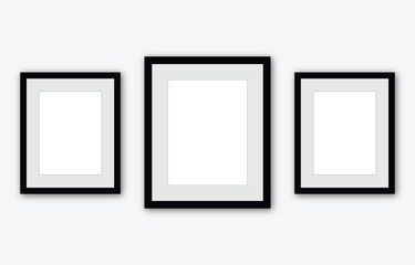 Clean and Modern Picture Frame Mockup Layout for Posters, Prints, and Photography &ndash; High-Resolution Editable Template for Realistic Wall and Desk Display