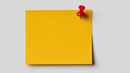 Pinning a yellow sticky note on for effective organization office environment visual content