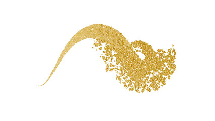 金箔の塊、背景透過：Gold leaf mass, transparent background