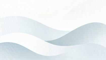 Soft Abstract Waves in Light Blue and White Tones for Background