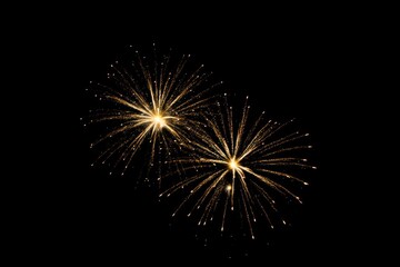 Fototapeta premium Firework fireworks outdoors night.