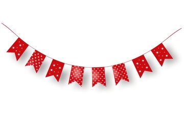Fototapeta premium New year bunting pattern clothesline celebration.