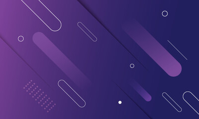 Purple abstract geometric background. Dynamic shapes composition. Vector illustration