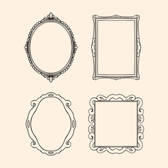 Vector Frames and Borders Collection Set