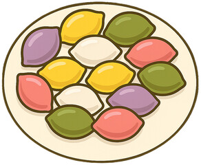 Korean Songpyeon Rice Cakes