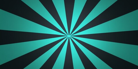 Stunning Abstract Rays Radiating Outwards in Vibrant Teal and Dark Shades, Perfect for Modern Decor