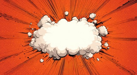 Comic book explosion