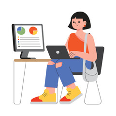 Budget Planner Vector illustration EPS 10 File