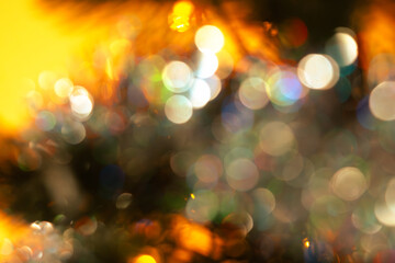 Abstract Festive Bokeh with Soft Light and Color