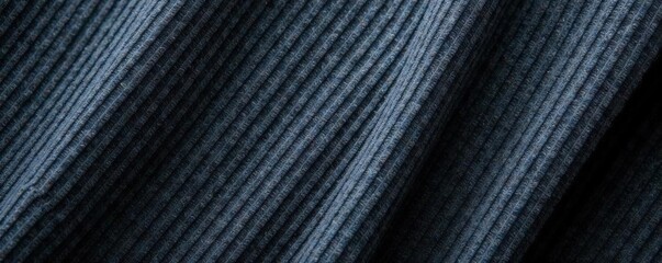 Deep gray corduroy, rich texture, vertical ribs, cloth, autumn, toned