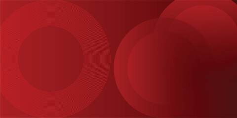 Obraz premium Red abstract background. Dynamic shapes composition