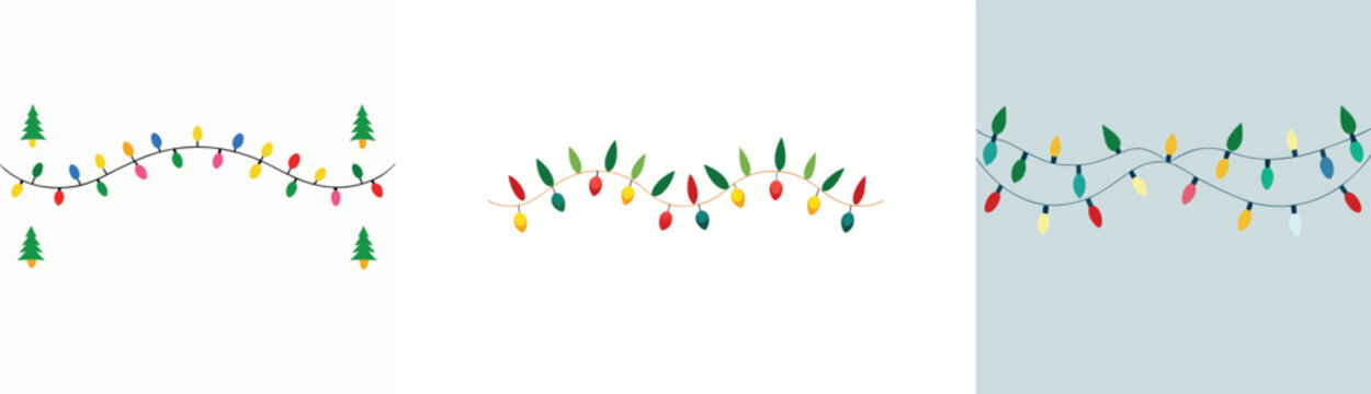 repeating christmas border made of evergreen branc 