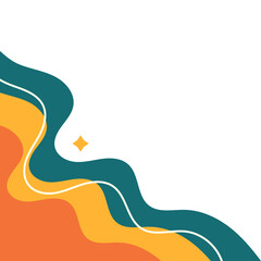 Retro Corner with Line