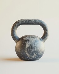 Classic kettlebell for strength training exercise.