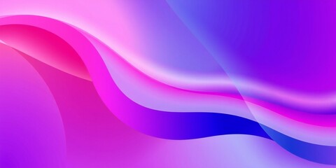 Fototapeta premium Abstract flowing waves of vibrant pink purple and blue colors