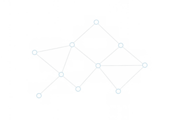 Abstract digital network representing technology, global connection, modern communication, and data exchange on transparent background