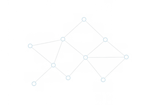 Abstract digital network representing technology, global connection, modern communication, and data exchange on transparent background - Powered by Adobe