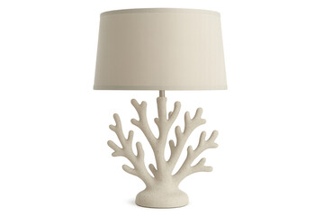 Coral reef table lamp for coastal home decor