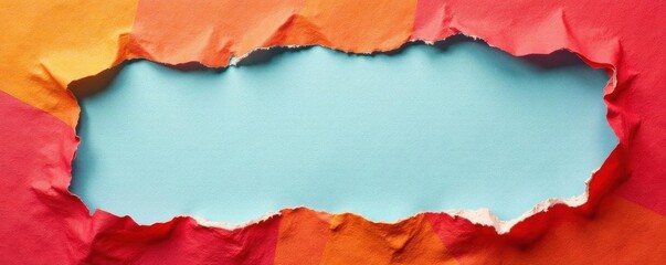 Torn paper pieces forming abstract image, rustic aesthetic, macro, paper sculpture, deconstructed