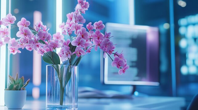 Efficient Workplace Technology Utilization Illustration