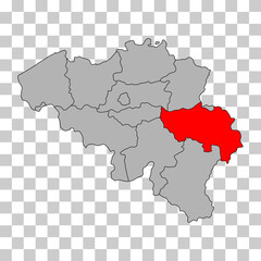 Liege of Belgium map symbol, travel web flat concept icon vector illustration .