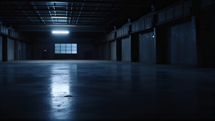 Warehouse Interior Reflection