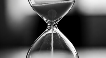 Hourglass Time - A Visual Representation of Passing Moments.