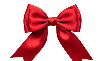 Red glitter gift bow 