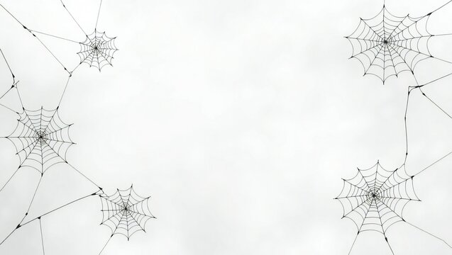 Delicate dandelion seed heads scattered across a soft white canvas delicate flora beauty white background