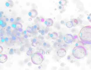 Clear soap bubble illustration PNG