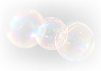 Bubble reflection effect isolated PNG