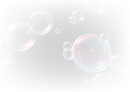 Shiny liquid bubble overlay PNG