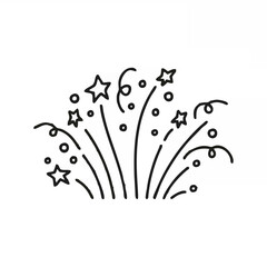 Single firework for celebrati...