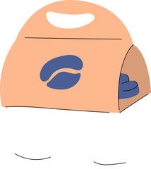 Takeaway Coffee Cups Vector Illustration