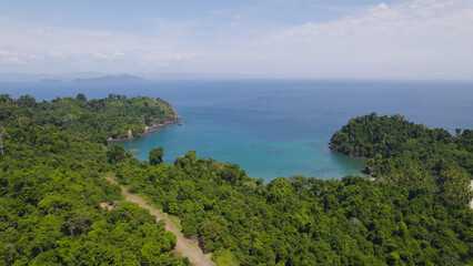 Naklejka premium Tropical Paradise Coibita Island, Panama