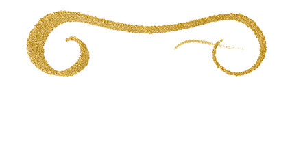 金箔の塊、背景透過：Gold leaf mass, transparent background