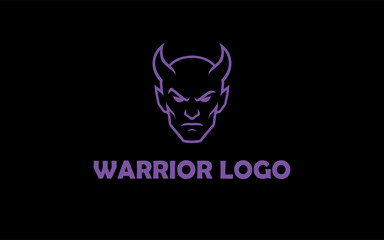 Warrior-esport-mascot-design-logo-gold-color-icons-black-background-logo-icons-design