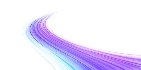 Neon light spirals twist over a dark cosmic backdrop. Motion blur adds dynamic energy and a sense of high-speed motion. Perfect for sci-fi and cyber visuals. PNG