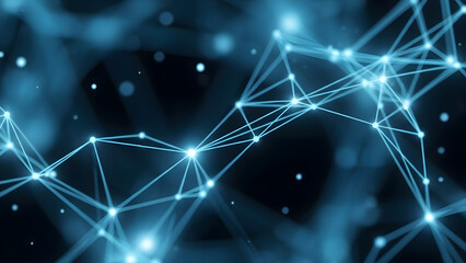 Hypnotic arrangement of interconnected networks reflecting advanced digital communication and futuristic connectivity