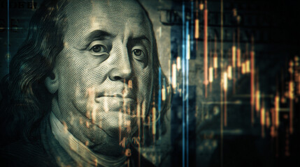 American cash dollars close up. A large amount of cash American dollars in cash paper bills. Finance concept