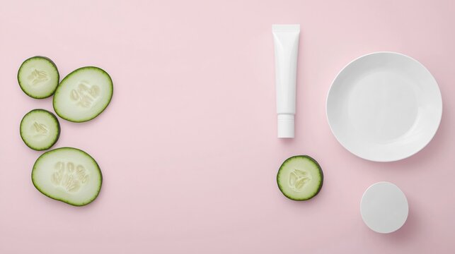 Elevated view on pink surface abstraction