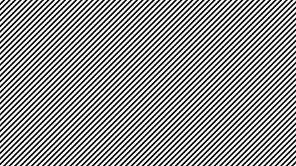 Thin slash line seamless pattern. Repeated fine diagonal lines background. Pinstripe wallpaper. Black and white tilted slanted strip backdrop. vector eps 10